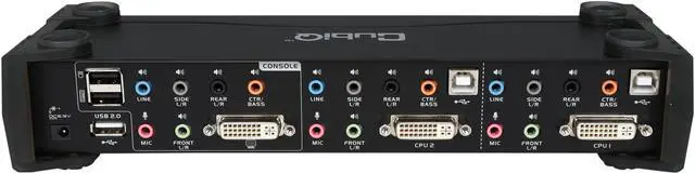 Alt view image 4 of 6 - ATEN CS1782A 2-port DVI Dual Link KVM with USB peripheral and Audio Support
