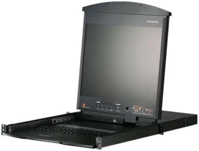 Main image of ATEN KL1508AM 8-Port Dual Rail 17 in. CAT5 LCD-KVM Switch