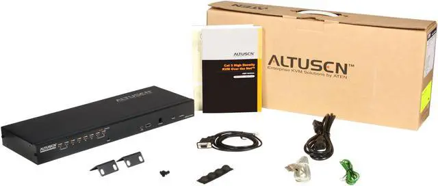 Alt view image 5 of 5 - ATEN KH1508Ai 1 User 8-port Cat5 IP KVM - OEM