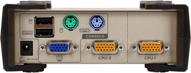 Alt view image 4 of 6 - ATEN CS82U 2-Port PS/2-USB KVM Switch