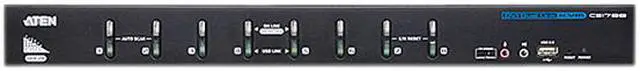 Alt view image 2 of 3 - Aten CS1788 8-Port USB DVI Dual Link KVM Switch