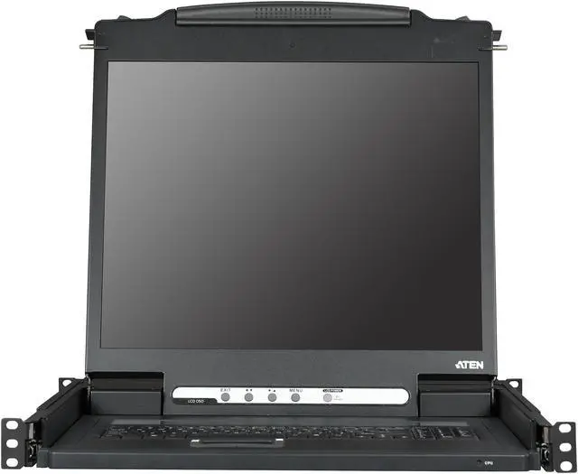 Alt view image 2 of 8 - ATEN CL1000N KVM w/ integrated 19” LCD