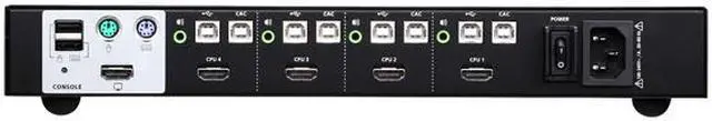 Alt view image 2 of 2 - ATEN 4-Port USB HDMI Secure KVM Switch (PSS PP v3.0 Compliant)