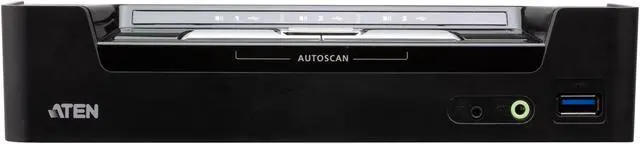 Alt view image 2 of 6 - ATEN 4K 3-Port USB-C and DisplayPort KVM Switch / Hybrid KVMP Switch (CS1953)