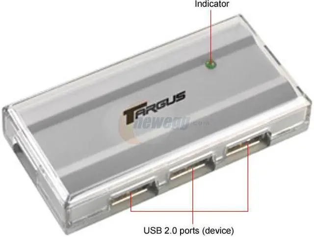 Alt view image 2 of 2 - Targus PAUH217U Ultra Mini 4-Port USB 2.0 Hub