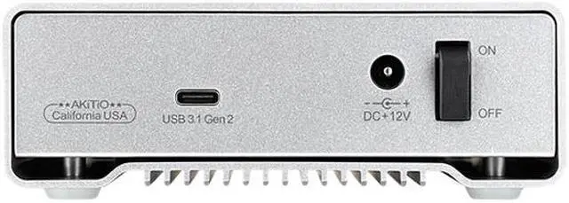Alt view image 3 of 4 - AkiTiO SK-3501 U3.1 AK-SM3-U31AS-AKTU Aluminum SATA III USB 3.1 Type-C External Enclosure