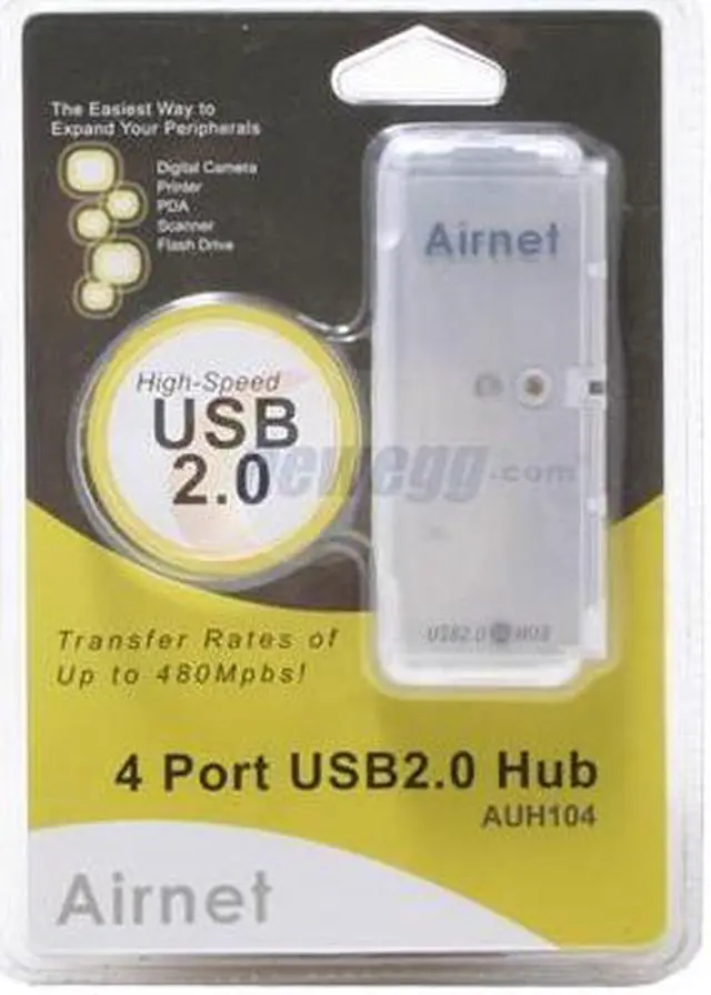 Main image of Airnet AUH104 4 Ports USB2.0 Hub