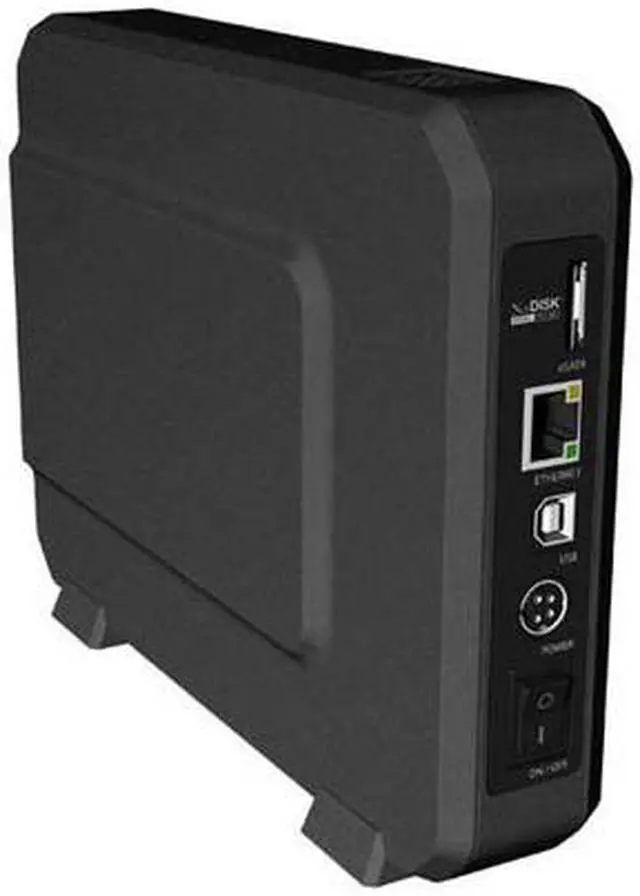 Alt view image 2 of 3 - IOCell Networks  351UNE  3.5" USB/eSATA/Ethernet Enclosure For USB or Network Storage