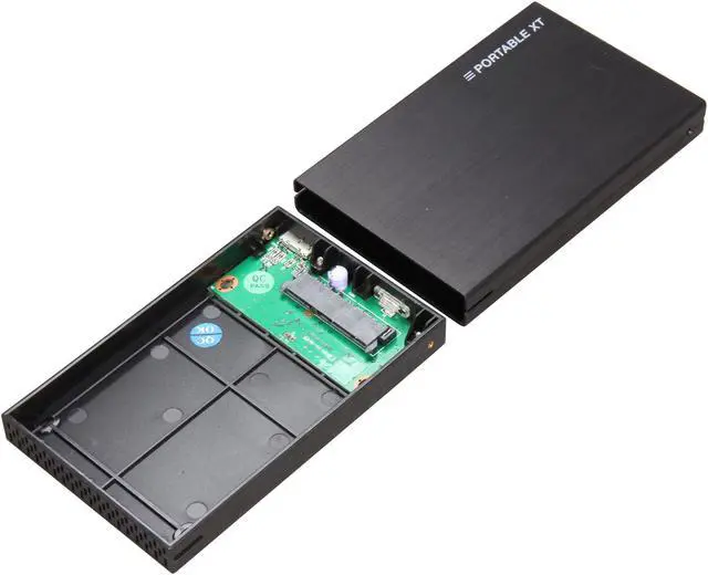 Alt view image 5 of 6 - IOCell Networks Portable XT 251PXT 2.5" Black SATA USB 3.0 External Enclosure