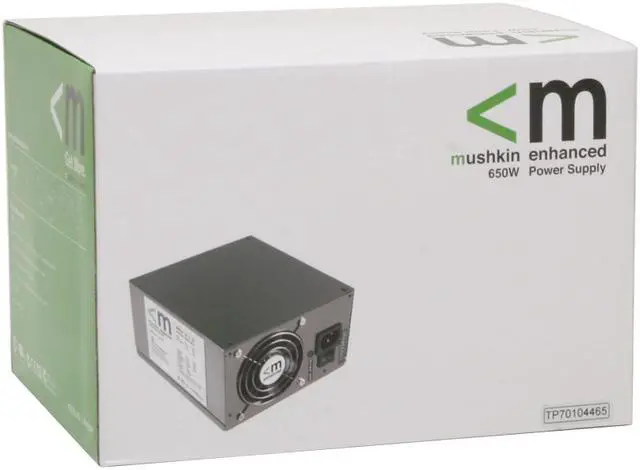 Alt view image 9 of 9 - Mushkin Enhanced 550150 650 W ATX12V SLI Ready Modular Active PFC Power Supply