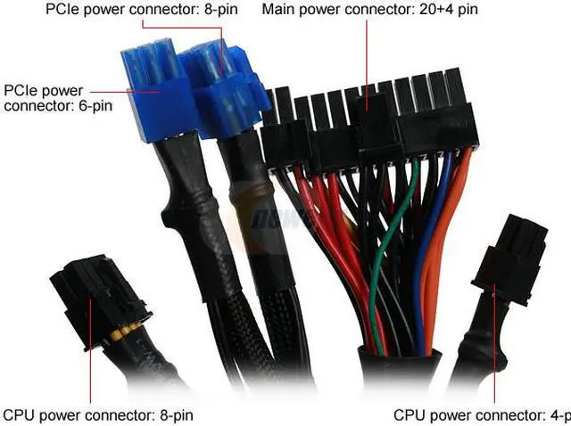 Alt view image 5 of 11 - Mushkin Enhanced 550300 800 W ATX12V / EPS12V SLI Ready CrossFire Ready Modular Active PFC Power Supply