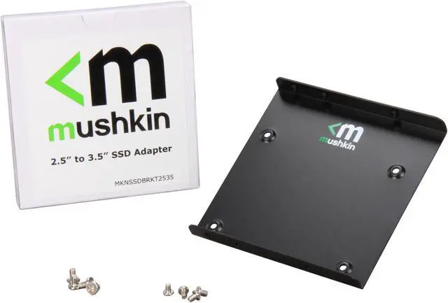 Alt view image 4 of 4 - Mushkin Enhanced MKNSSDBRKT2535 2.5" to 3.5" drive adapter bracket
