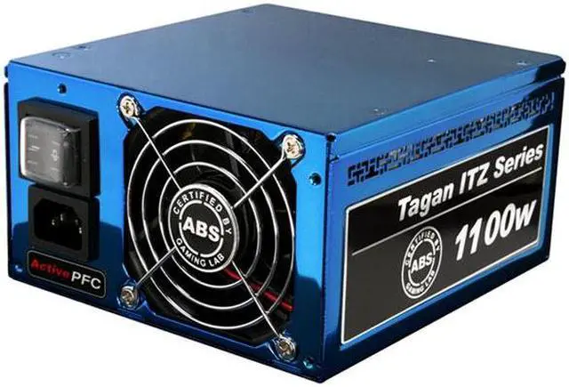 Alt view image 2 of 9 - ABS Tagan ITZ Series ITZ1100 1100 W ATX12V / EPS12V SLI Certified CrossFire Ready Active PFC Power Supply