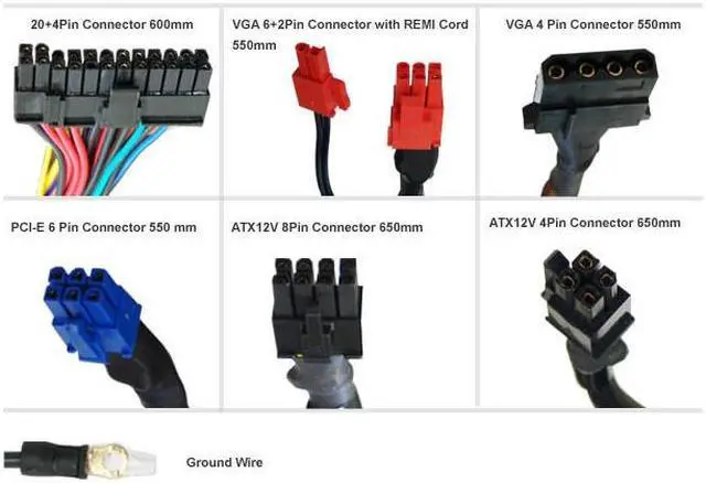 Alt view image 11 of 17 - ABS Tagan BZ Series BZ1300 1300 W ATX12V / EPS12V SLI Ready CrossFire Ready PipeRock type modular cable with colorful LED Active PFC Patent Piperock Modular Power Supply