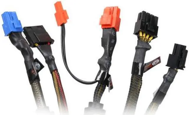 Alt view image 8 of 17 - ABS Tagan BZ Series BZ1300 1300 W ATX12V / EPS12V SLI Ready CrossFire Ready PipeRock type modular cable with colorful LED Active PFC Patent Piperock Modular Power Supply
