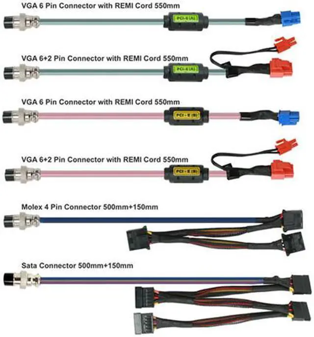 Alt view image 18 of 18 - ABS Tagan BZ Series BZ900 900 W ATX12V / EPS12V SLI Ready CrossFire Ready 80 PLUS Certified PipeRock type modular cable with colorful LED Active PFC Patent Piperock Modular Power Supply