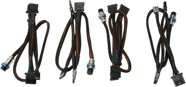 Alt view image 12 of 18 - ABS Tagan BZ Series BZ700 700 W ATX12V / EPS12V SLI Ready CrossFire Ready 80 PLUS Certified PipeRock type modular cable with colorful LED Active PFC Patent Piperock Modular Power Supply