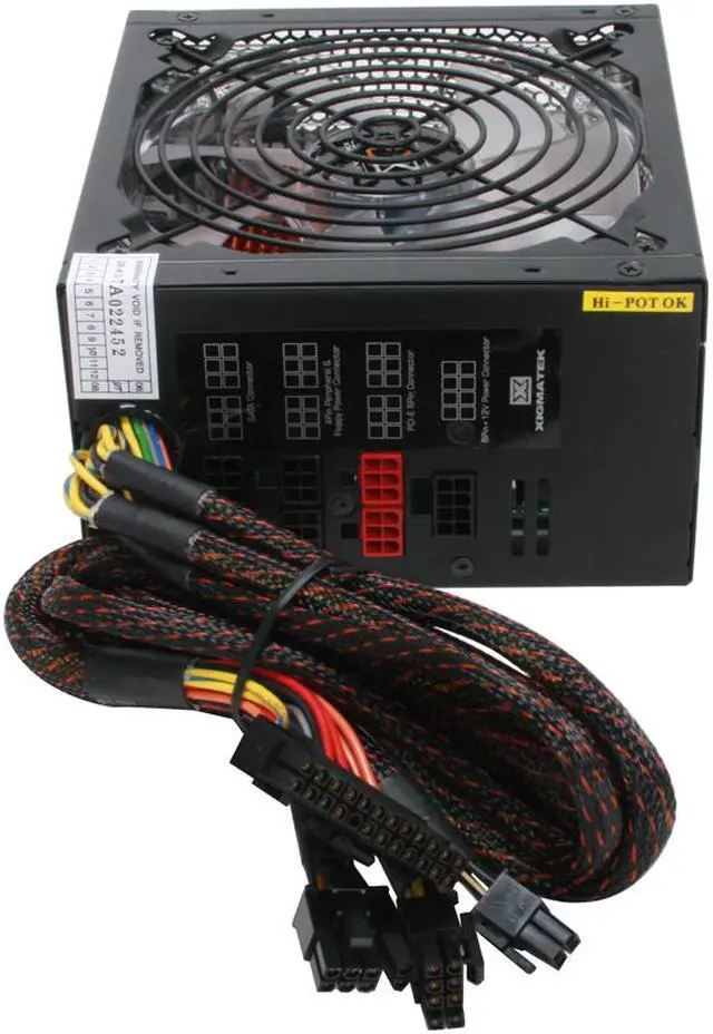 Alt view image 4 of 11 - XIGMATEK MC NRP-MC651 650 W ATX12V Ver.2.2 / EPS12V Ver. 2.92 SLI Ready CrossFire Ready 80 PLUS Certified Modular Active PFC Power Supply