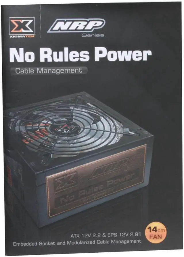 Alt view image 10 of 11 - XIGMATEK MC NRP-MC651 650 W ATX12V Ver.2.2 / EPS12V Ver. 2.92 SLI Ready CrossFire Ready 80 PLUS Certified Modular Active PFC Power Supply