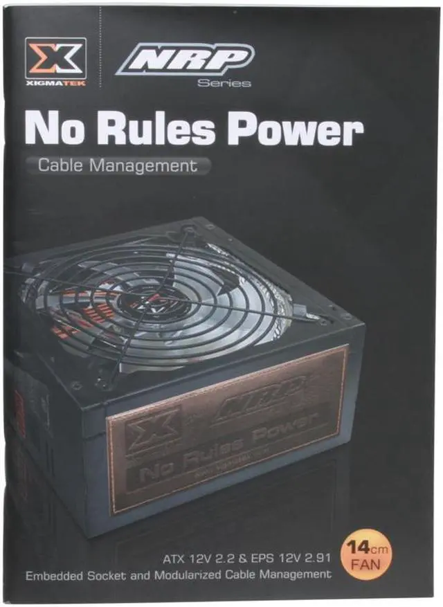 Alt view image 10 of 11 - XIGMATEK MC NRP-MC851 850 W ATX12V Ver.2.2 / EPS12V Ver. 2.92 SLI Ready CrossFire Ready 80 PLUS Certified Modular Active PFC Power Supply