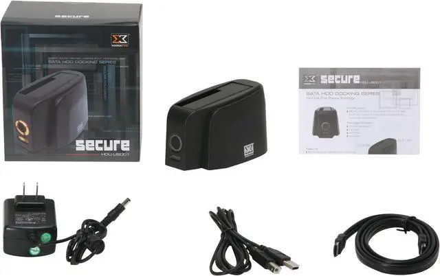 Alt view image 5 of 5 - XIGMATEK HDU-USD01 2.5" & 3.5" Black SATA I/II USB & eSATA External Enclosure