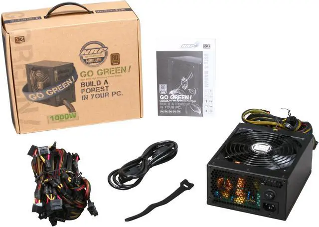 Alt view image 7 of 7 - XIGMATEK NRP-MC Series NRP-MC1002 1000 W ATX12V v2.3 SLI Ready CrossFire Ready 80 PLUS BRONZE Certified Modular Active PFC Power Supply