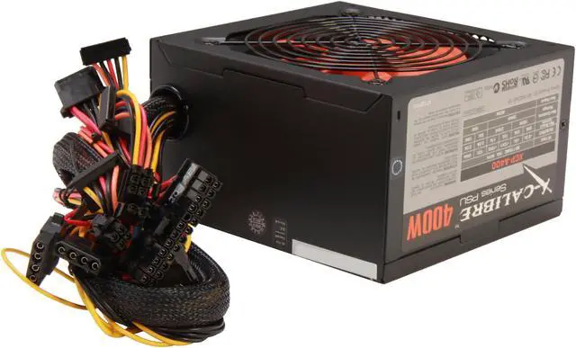 Alt view image 4 of 7 - XIGMATEK XCP-A400 400 W ATX12V Ver2.3 Power Supply