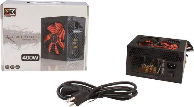 Alt view image 7 of 7 - XIGMATEK XCP-A400 400 W ATX12V Ver2.3 Power Supply