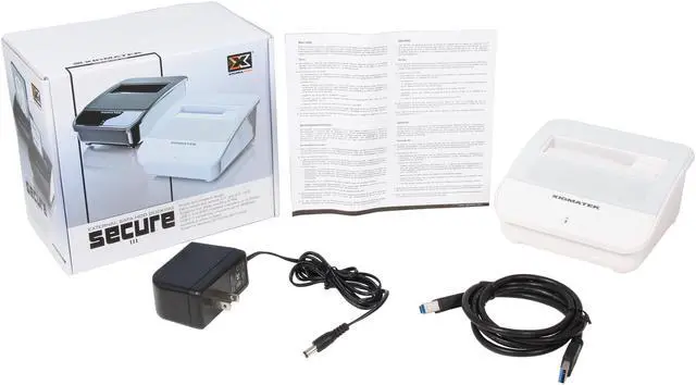 Alt view image 5 of 5 - XIGMATEK Secure III Extreme Speed Docking Station CPH-SPHET-U08 2.5" & 3.5" white USB 3.0 6.0GB