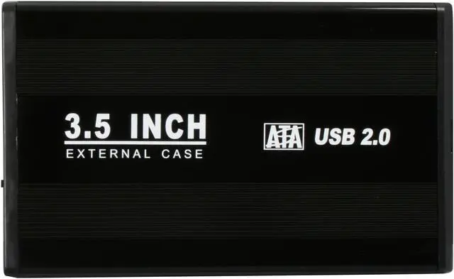 Alt view image 3 of 7 - Nippon Labs Black 3.5" USB 2.0 External Enclosure for SATA I and SATA II Hard Drive Model NL-35USB-BK