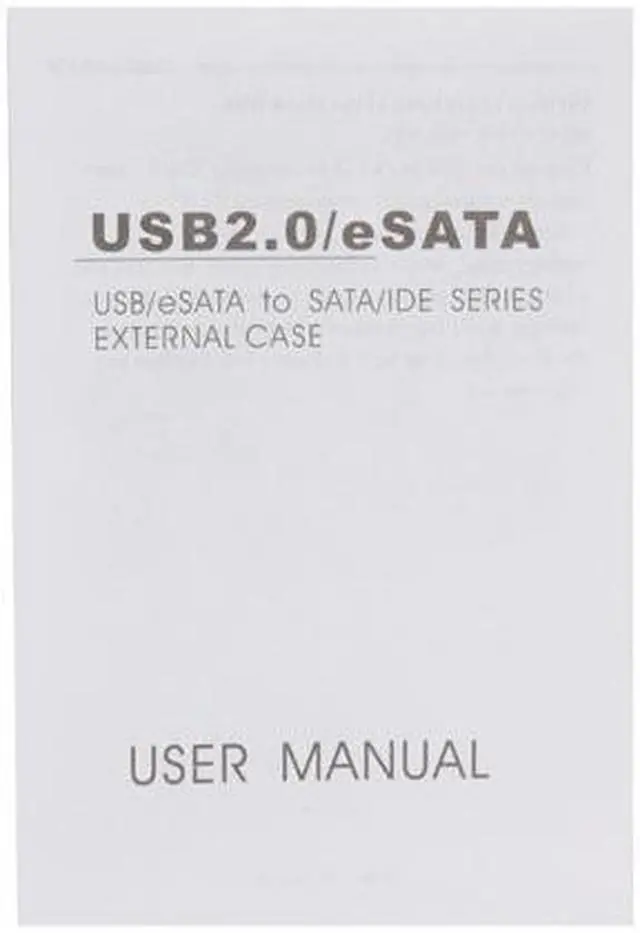 Alt view image 7 of 8 - Nippon Labs Aluminum Black USB 2.0 & eSATA 3.5" External Enclosure for SATA I and SATA II Hard Drive  Model NL-35COMBO-BK