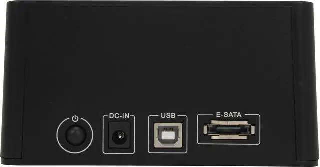 Alt view image 3 of 8 - Nippon Labs Delux USB 2.0 and eSATA Combo HDD Docking Station External Enclosure USB2.0 & eSATA 2.5" & 3.5" Enclosure Dock for SATA I and SATA II Hard Drive Model NL-COMBODK