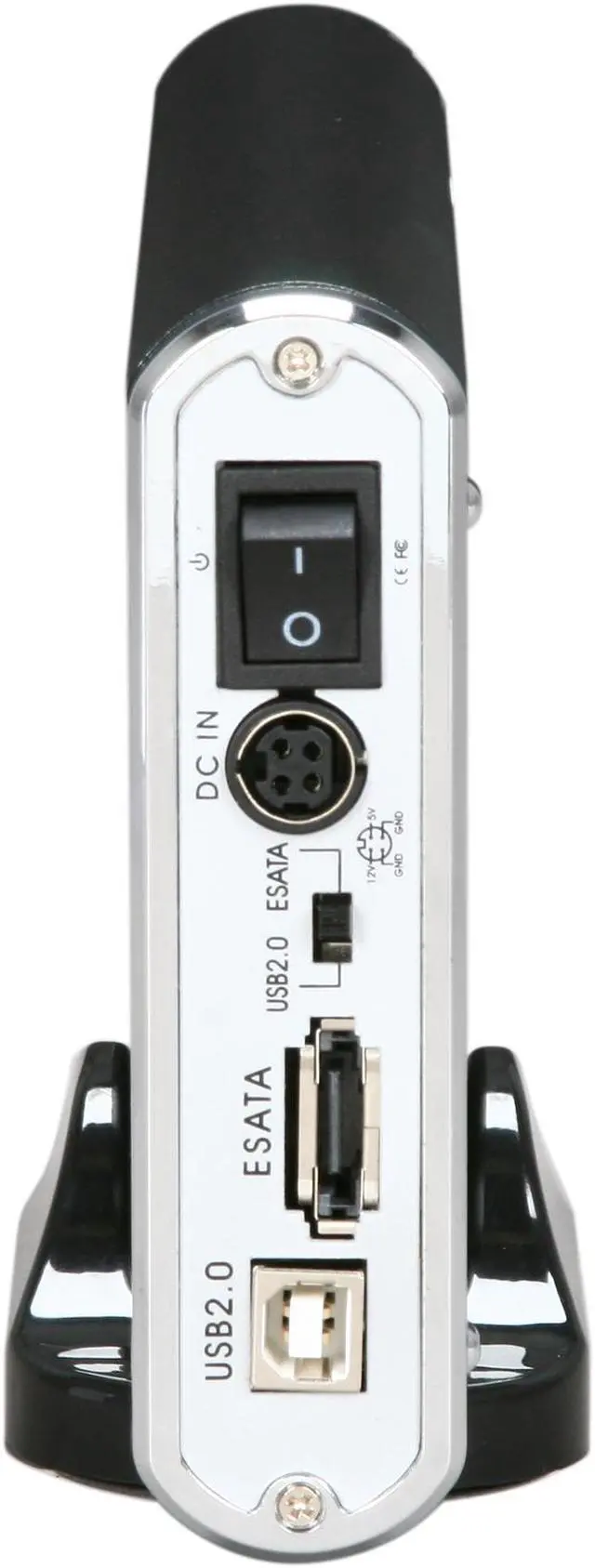 Alt view image 4 of 5 - Nippon Labs NL-35USB-ESATA-BK Aluminum 3.5" Black SATA I/II USB 2.0 & eSATA External Enclosure - OEM