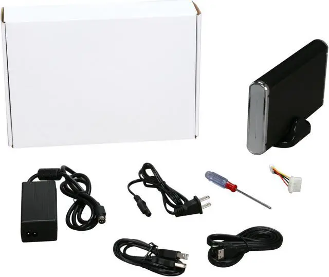 Alt view image 5 of 5 - Nippon Labs NL-35USB-ESATA-BK Aluminum 3.5" Black SATA I/II USB 2.0 & eSATA External Enclosure - OEM