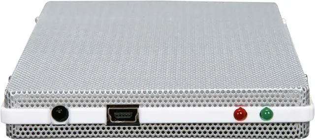 Alt view image 4 of 5 - Nippon Labs EN-25SATA-SLN 2.5" Silver SATA USB 2.0 HDD Enclosure with Net Exterior Design