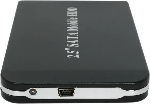 Alt view image 5 of 6 - Nippon Labs EN-25SATA-BKS Aluminum 2.5" Black SATA USB 2.0 HDD Enclosure
