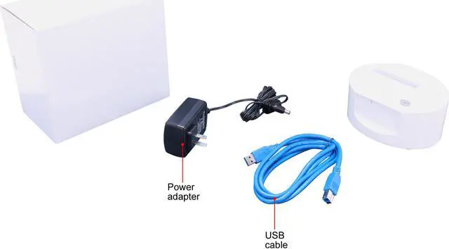 Alt view image 5 of 5 - Nippon Labs NL-JT08U3 2.5" & 3.5" SATA I/II USB 3.0 Hard Drive Docking Station, Beige - OEM