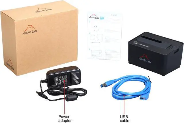 Alt view image 6 of 6 - Nippon Labs NL-ST0019B 2.5" & 3.5" SATA I/II/III USB 3.0 USB3.0 to SATA Hard Drive Docking Station - OEM