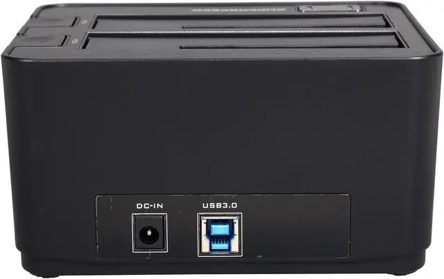 Alt view image 4 of 6 - Nippon Labs NL-ST0022A 2.5" & 3.5" SATA I/II/III USB 3.0 2-Bay Hard Drive Docking Station, Beige - OEM