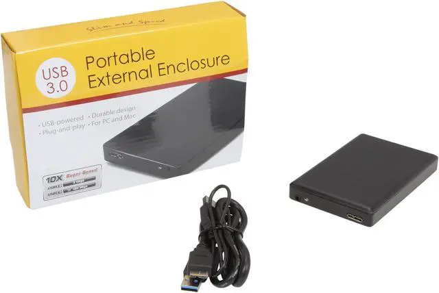 Alt view image 5 of 5 - Cavalry EN-CAU3G-TB 2.5" USB 3.0 External Enclosure