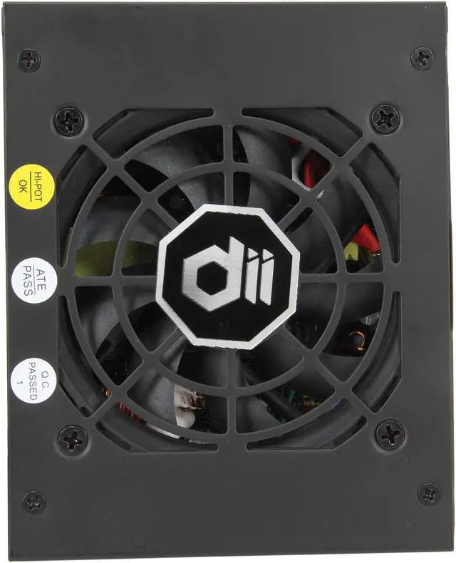 Alt view image 3 of 8 - Diablotek PHD Series PHD380M 380 W Micro ATX Power Supply
