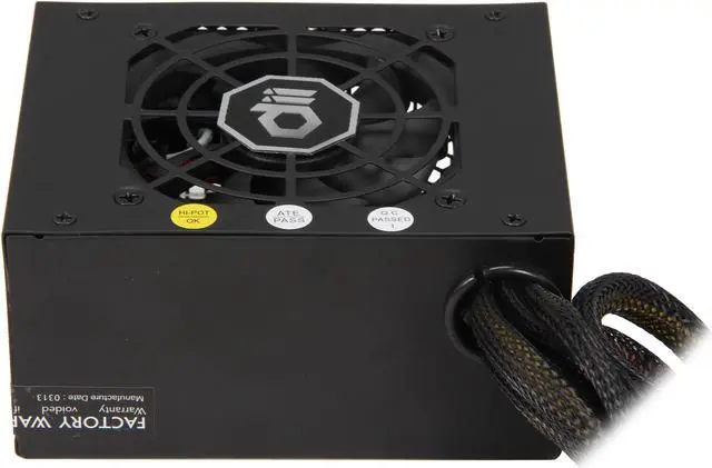Alt view image 5 of 8 - Diablotek PHD Series PHD380M 380 W Micro ATX Power Supply