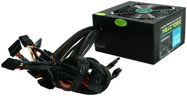 Alt view image 4 of 7 - Diablotek PHD Series PHD350 350 W ATX12V V2.2 Power Supply