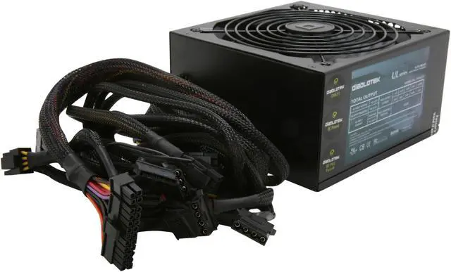 Alt view image 4 of 7 - Diablotek UL Series PSUL675 675 W ATX 12V v2.31 SLI Ready CrossFire Ready Power Supply
