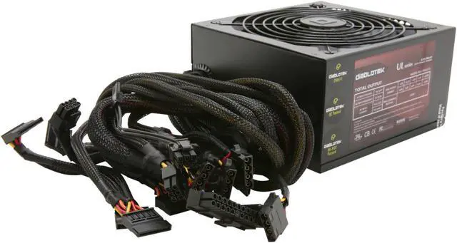 Alt view image 4 of 7 - Diablotek UL Series PSUL575 575 W ATX 12V v2.31 SLI Ready CrossFire Ready Power Supply