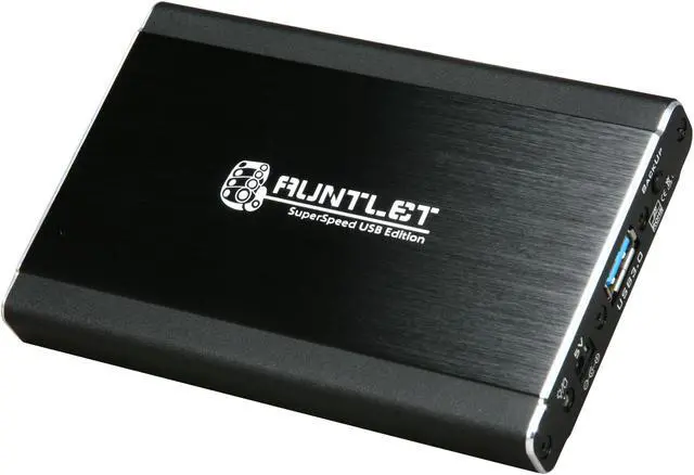 Main image of Patriot Memory Gauntlet PCGT25S Aluminum 2.5" Black SATA I/II USB 3.0 External Enclosure