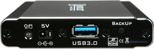 Alt view image 5 of 6 - Patriot Memory Gauntlet PCGT25S Aluminum 2.5" Black SATA I/II USB 3.0 External Enclosure