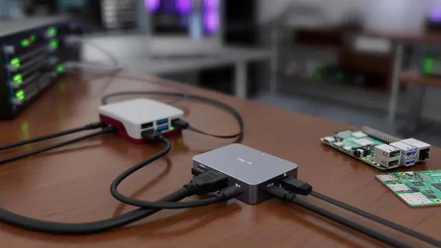 Alt view image 10 of 12 - GL.iNet Comet (GL-RM1) Remote KVM Over Internet, 4K@30Hz Tailscale Support,Remote Keyboard, Video, Mouse, Install OS Via BIOS Control, Adapted KVM Switches for Home Offices,Data Center