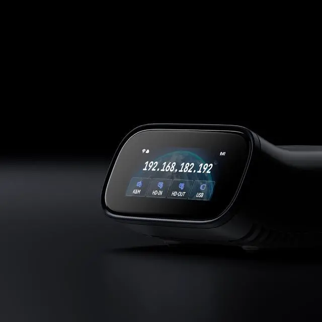 Alt view image 5 of 10 - GL.iNet Comet Pro (GL-RM10) Remote KVM Over Wi-Fi, Dual Band Wi-Fi 6, 4K@30FPS Passthrough, Touchscreen, 32GB eMMC,Tailscale Support Remote Access and ATX/fingerbot for Disaster Recovery, Home Office