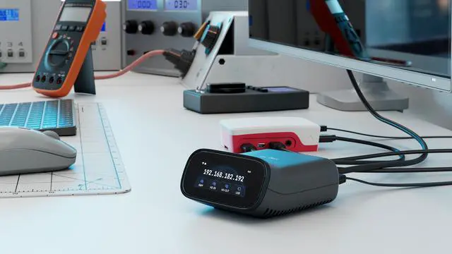 Alt view image 9 of 10 - GL.iNet Comet Pro (GL-RM10) Remote KVM Over Wi-Fi, Dual Band Wi-Fi 6, 4K@30FPS Passthrough, Touchscreen, 32GB eMMC,Tailscale Support Remote Access and ATX/fingerbot for Disaster Recovery, Home Office